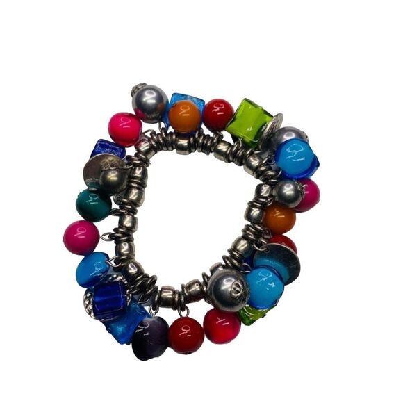 10/$25🦋 Charming Charlie Colorful Beaded Bracelet - Picture 2 of 7